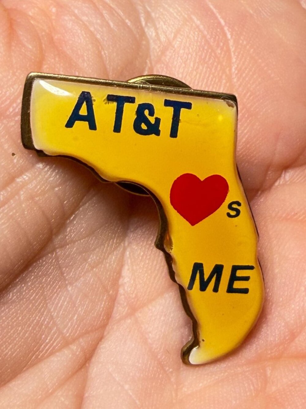 Vintage AT&T Lapel Pins Set of 3 Olympic Florida Volunteer 1992 - Picture 2 of 13